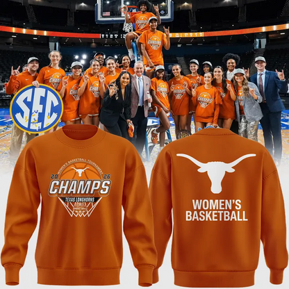 Texas Longhorns 2026 SEC Women's Basketball Tournament Champions SWEATSHIRT