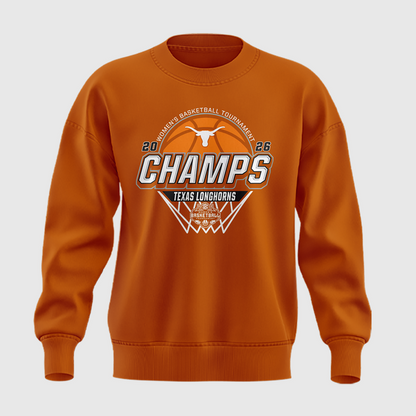 Texas Longhorns 2026 SEC Women's Basketball Tournament Champions SWEATSHIRT