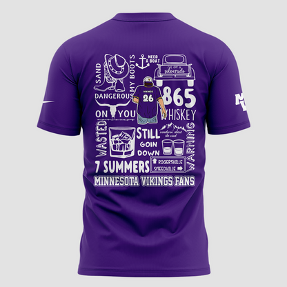 Minnesota Vikings 2026 Exclusive Morgan Wallen T-Shirt