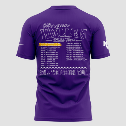 Minnesota Vikings 2026 Exclusive Morgan Wallen T-Shirt