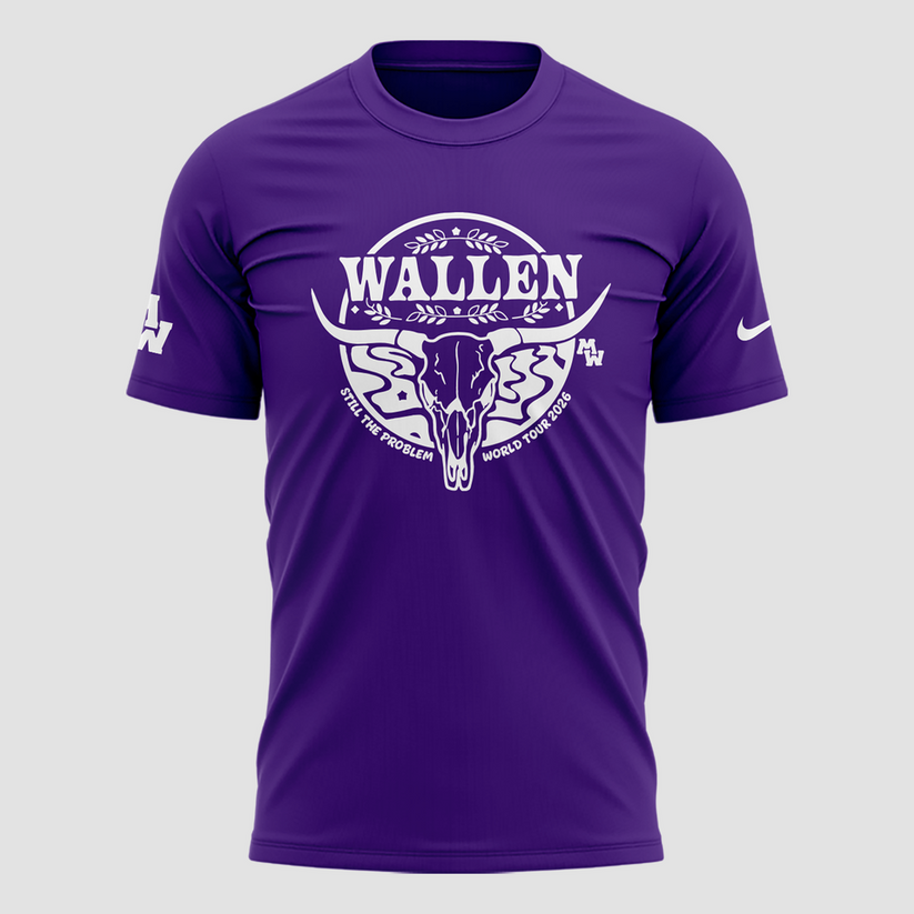 Minnesota Vikings 2026 Exclusive Morgan Wallen T-Shirt