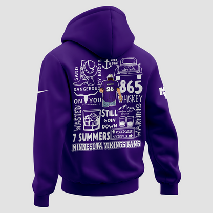 Minnesota Vikings 2026 Exclusive Morgan Wallen Hoodie