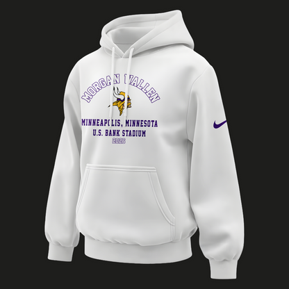 Minnesota Vikings 2026 Exclusive Morgan Wallen Hoodie