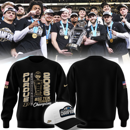 03.Purdue Men's Basketball 2026 Big Ten Tournament Champions SWEATSHIRT