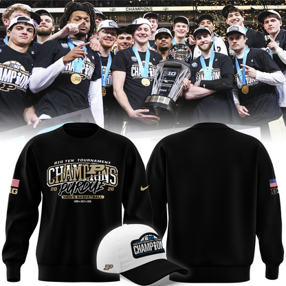 04.Purdue Men's Basketball 2026 Big Ten Tournament Champions SWEATSHIRT