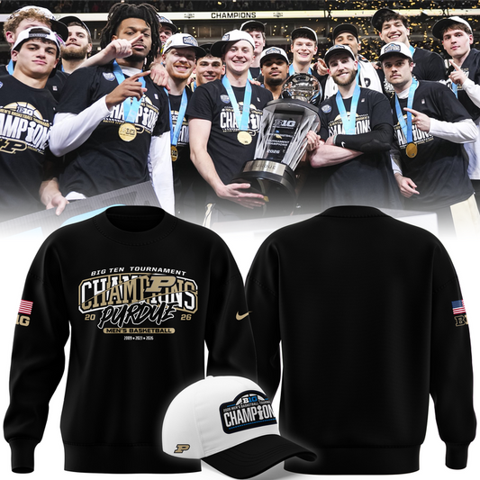04.Purdue Men's Basketball 2026 Big Ten Tournament Champions SWEATSHIRT