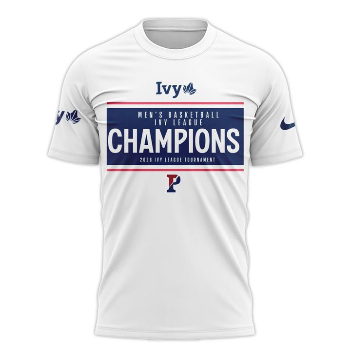 Pennsylvania Quakers Blue 84 Unisex 2026 Ivy League Men's Basketball Tournament Champions T-Shirt V1