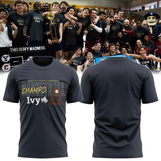 Pennsylvania Quakers 2026 Ivy League Men's Basketball Tournament Champions T-Shirt