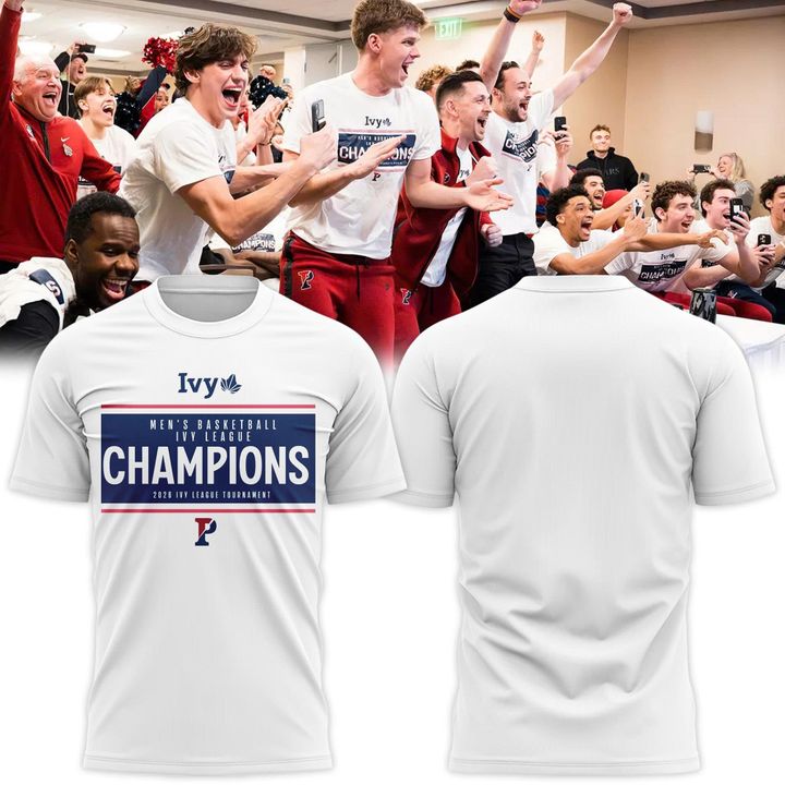Pennsylvania Quakers 2026 Ivy League Men's Basketball Tournament Champs Tee