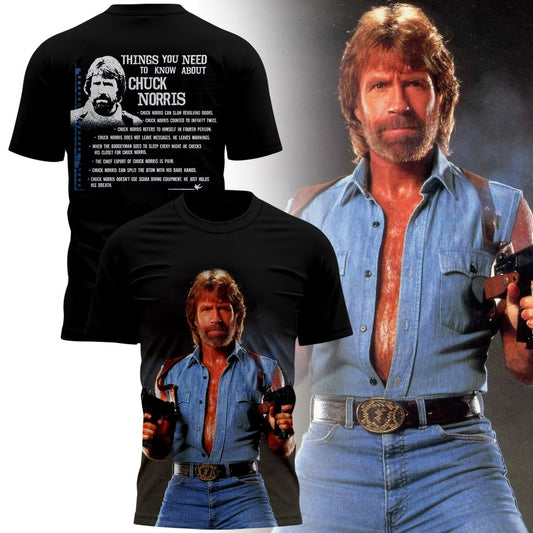 Limited Edition “Thank you for the Memories-C.Norris” Shirt