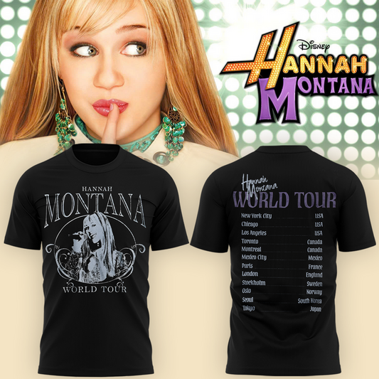 Limited edition Hannah Montana World Tour T-shirt
