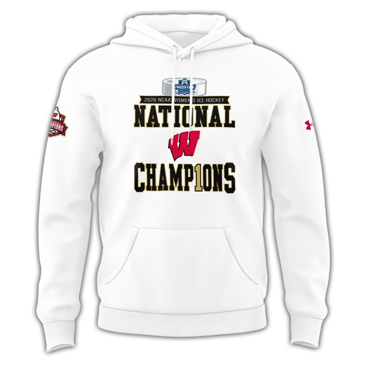 Back-to-Back Champions – Wisconsin Hockey Hoodie