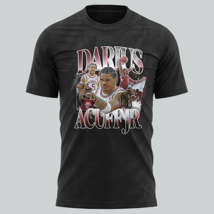Special 2026 Darius Acuff Jr. Arkansas Razorbacks Men’s Basketball T-Shirt