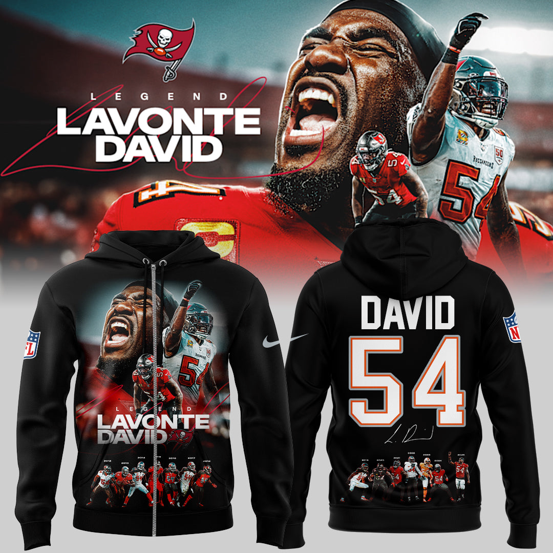 Limited Edition Legend Lavonte David – Thank You For The Memories Zip Hoodie