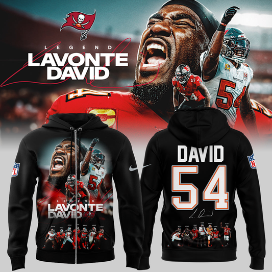 Limited Edition Legend Lavonte David – Thank You For The Memories Zip Hoodie