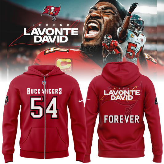 Limited Edition Legend Lavonte David – Thank You For The Memories Zip Hoodie