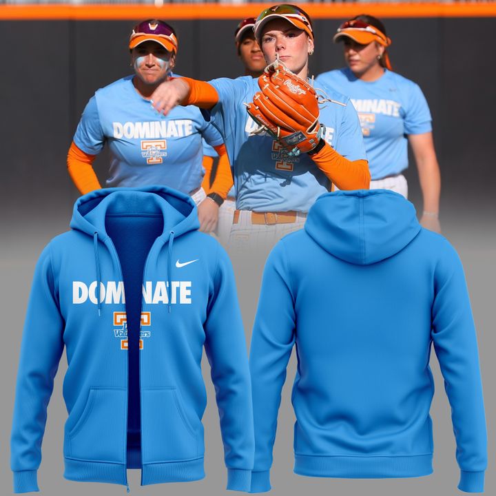 01.Limited Edition Tennessee Softball 2026 Zip Hoodie