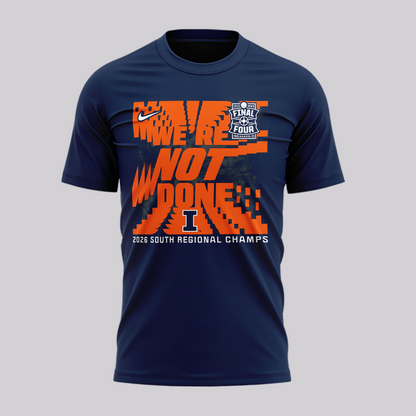 10.Illinois Fighting Illini 2026 Men's Basketball Tournament March Madness Final Four T-Shirt