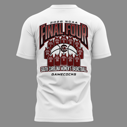 South Carolina Gamecocks 2026 NCAA Women's Basketball Tournament March Madness Final Four T-Shirt