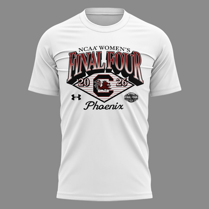 01.South Carolina Gamecocks 2026 NCAA Women's Basketball Tournament March Madness Final Four T-Shirt