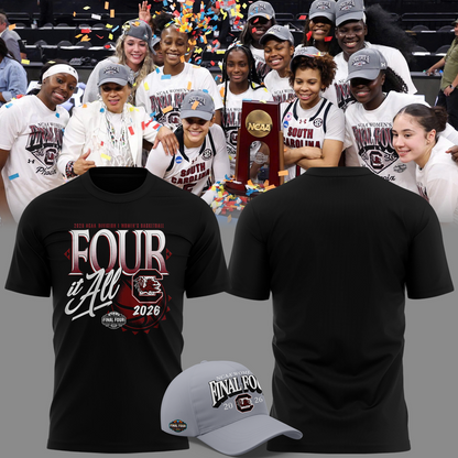 07.South Carolina Gamecocks 2026 NCAA Women's Basketball Tournament March Madness Final Four T-Shirt