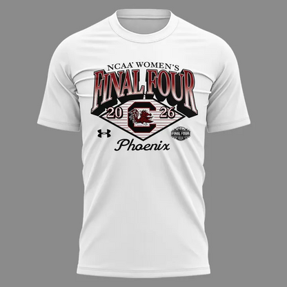 10.South Carolina Gamecocks 2026 NCAA Women's Basketball Tournament March Madness Final Four T-Shirt