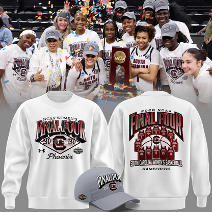 South Carolina Gamecocks 2026 NCAA Women's Basketball Tournament March Madness Final Four Sweatshirt