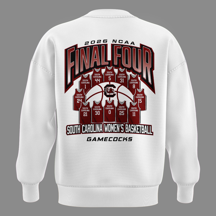 South Carolina Gamecocks 2026 NCAA Women's Basketball Tournament March Madness Final Four Sweatshirt
