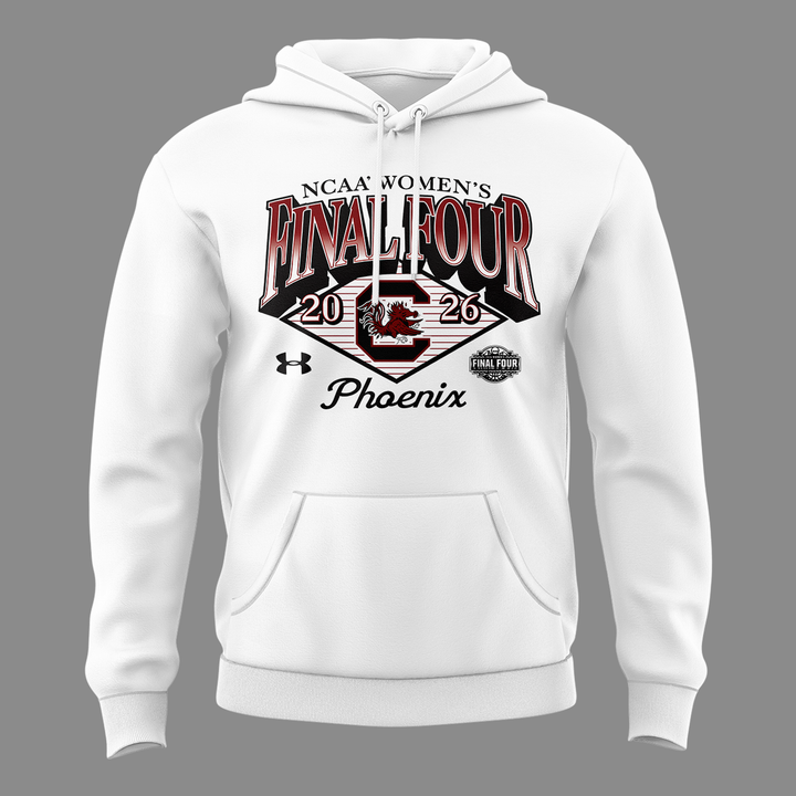 01.South Carolina Gamecocks 2026 NCAA Women's Basketball Tournament March Madness Final Four T-Shirt Hoodie