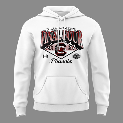 01.South Carolina Gamecocks 2026 NCAA Women's Basketball Tournament March Madness Final Four T-Shirt Hoodie