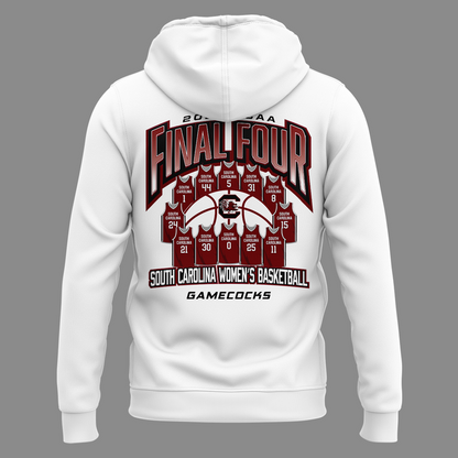 01.South Carolina Gamecocks 2026 NCAA Women's Basketball Tournament March Madness Final Four T-Shirt Hoodie