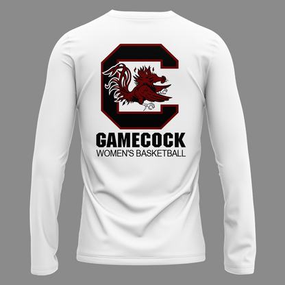 01.South Carolina Gamecocks 2026 NCAA Women's Basketball Tournament March Madness Final Four T-Shirt Long Tee