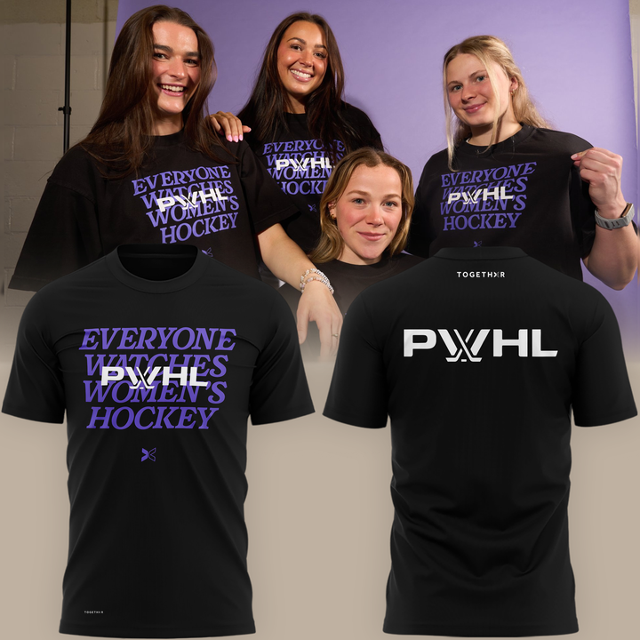 01.Limited Edition Women's Hockey Togethxr x PWHL T-Shirt