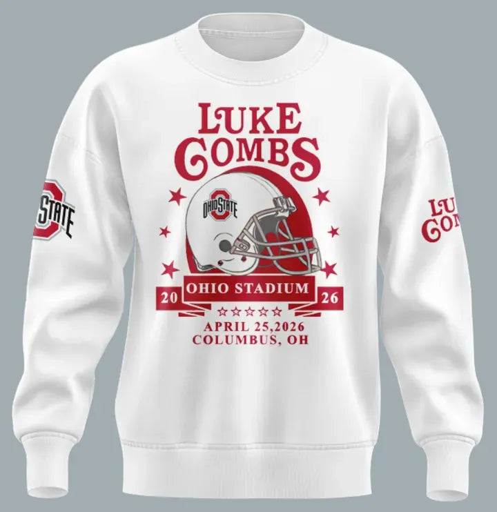 Luke Combs x Ohio State Stadium - My Kinda Saturday Night Tour 2026 Sweatshirt