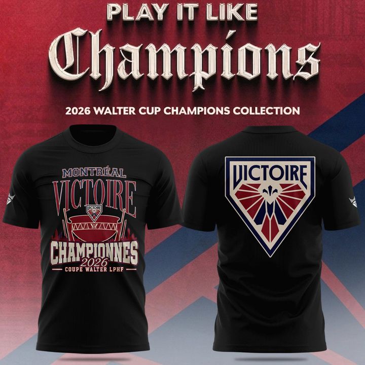 Unisex Montreal Victoire Royalty Champions Locker Room 2026 T-Shirt