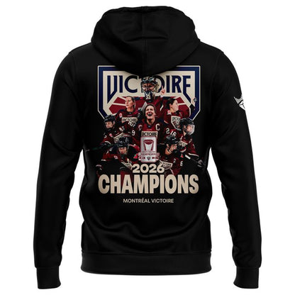 Adult & Kids Montreal Victoire Royalty Champions Locker Room 2026 Hoodie