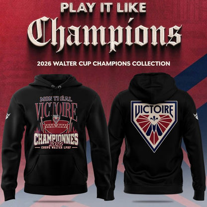Unisex Montreal Victoire Royalty Champions Locker Room 2026 Hoodie