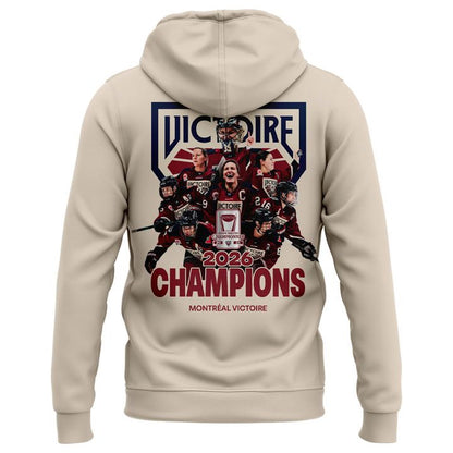 Adult & Kids Montreal Victoire Stadium Essentials Champions Big Cup 2026 Urban Hoodie