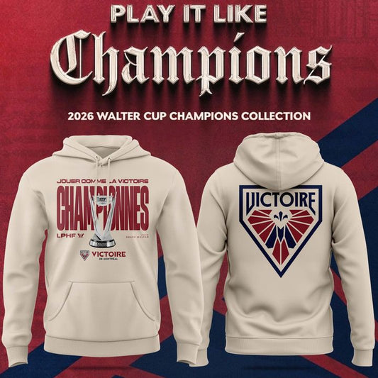 Unisex Montreal Victoire Stadium Essentials Champions Big Cup 2026 Urban Hoodie