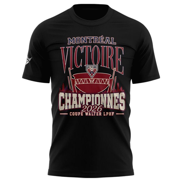 Unisex Montreal Victoire Royalty Champions Locker Room 2026 T-Shirt