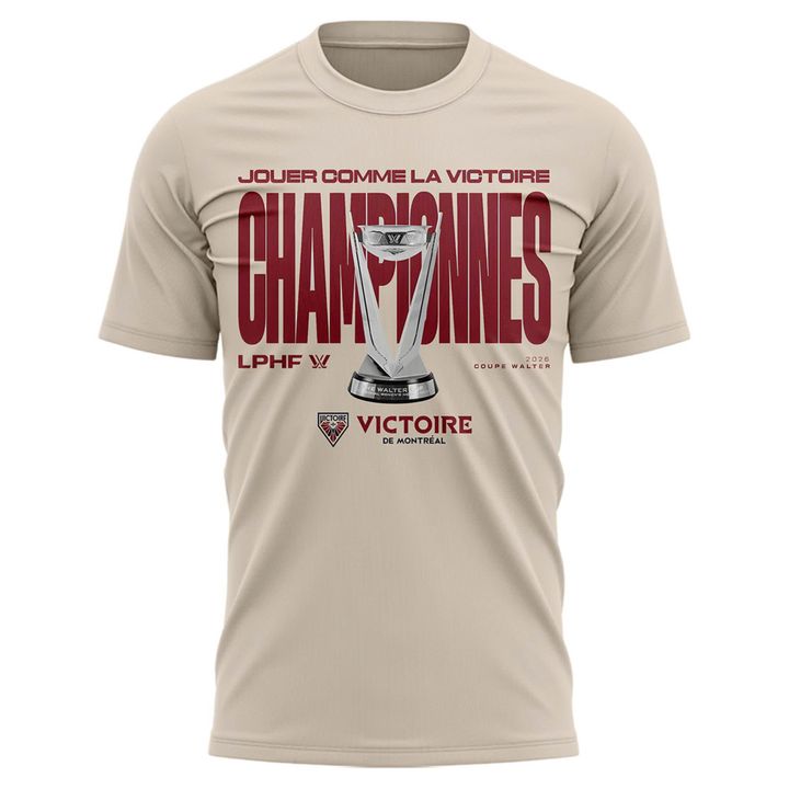 Adult & Kids Montreal Victoire Stadium Essentials Champions Big Cup 2026 Urban T-Shirt