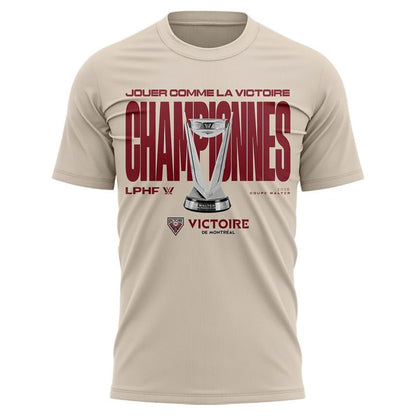 Unisex Montreal Victoire Stadium Essentials Champions Big Cup 2026 Urban T-Shirt