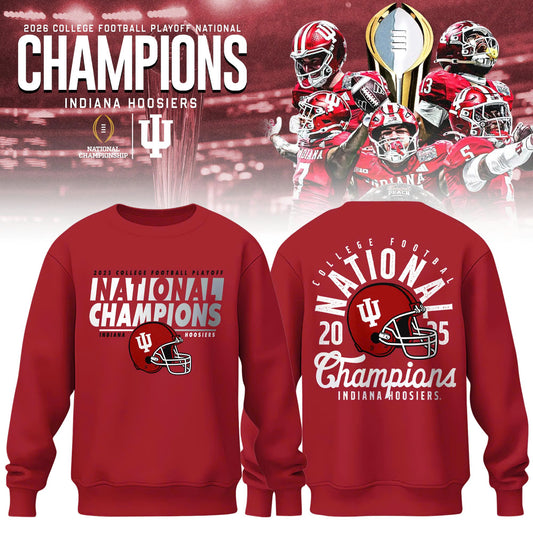 _ .Indiana Hoosiers College Football Playoff 2025 National Champions Sweatshirt – Cardina