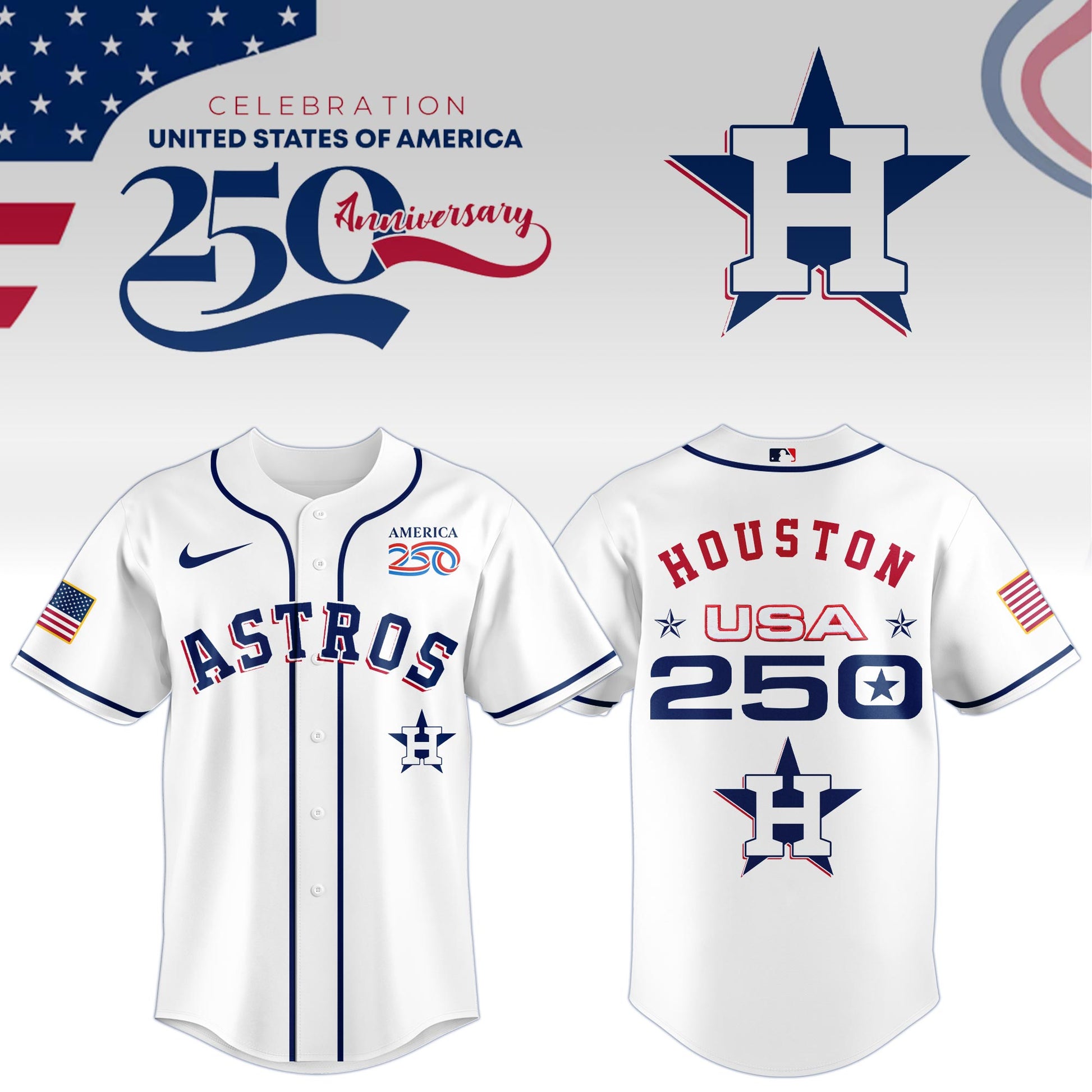 HOU -  250 USA Limited Editions Jersey