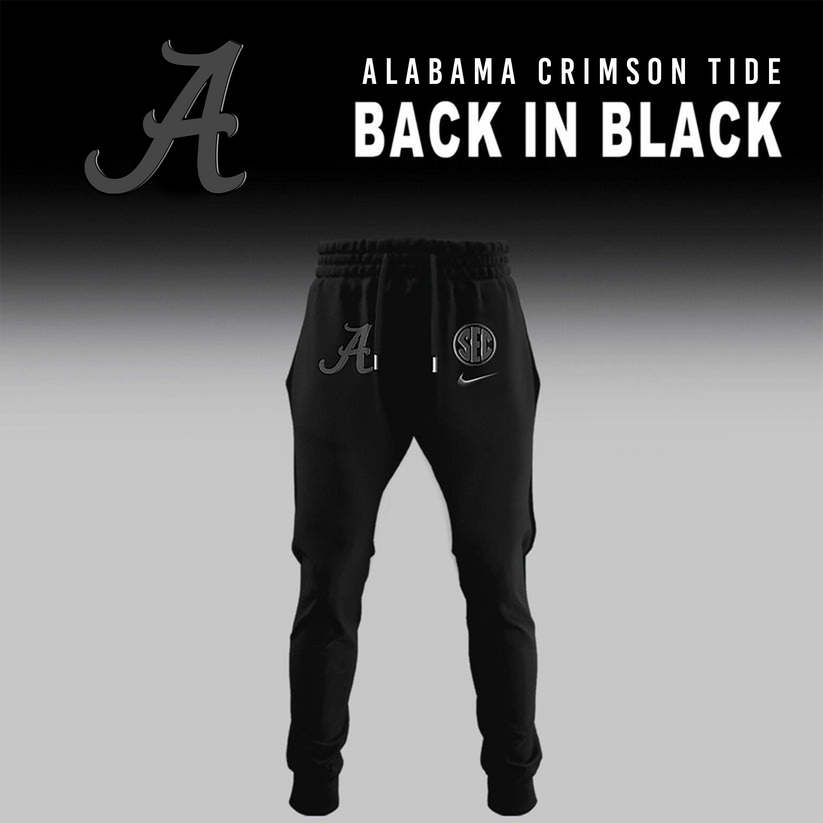 Alabama Crimson 2026 Back In Black Limited Edition ZIP Hoodie