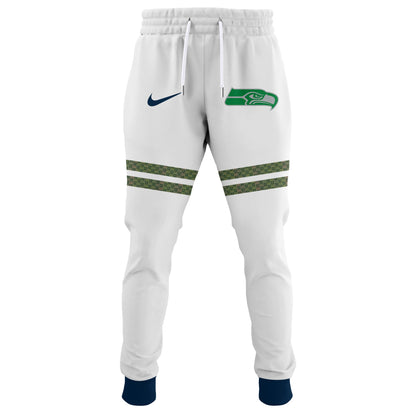 Jaxon Smith-Njigba Wolf Gray Seattle Seahawks 2025 Rivalries Collection Limited Hoodie