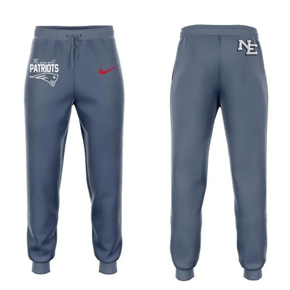 New England Patriots 2025 Rivalries Nor’Easter Storm Blue Zip Hoodie