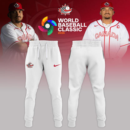 Canada Baseball 2026 World Baseball Classic Custom Jersey – White