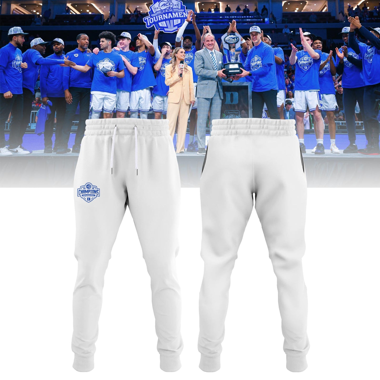 Duke 2026 ACC Men’s Basketball Tournament Champions Locker Room Sweatshirt