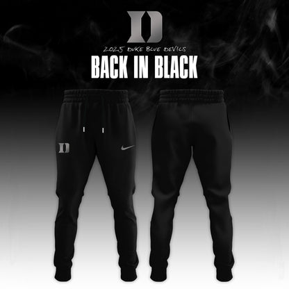 Duke Blue Devils ‘Back in Black’ 2025 Special Edition Hoodie